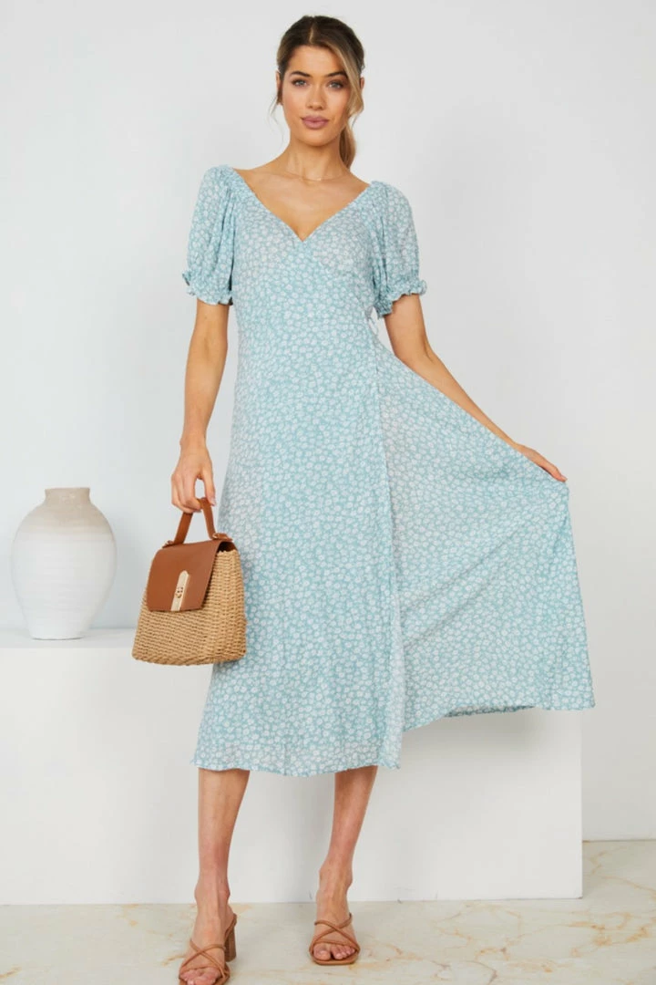 Style Box Plaridel Dress - Sage CLOTHING 3 Style Box Plaridel Dress - Sage CLOTHING