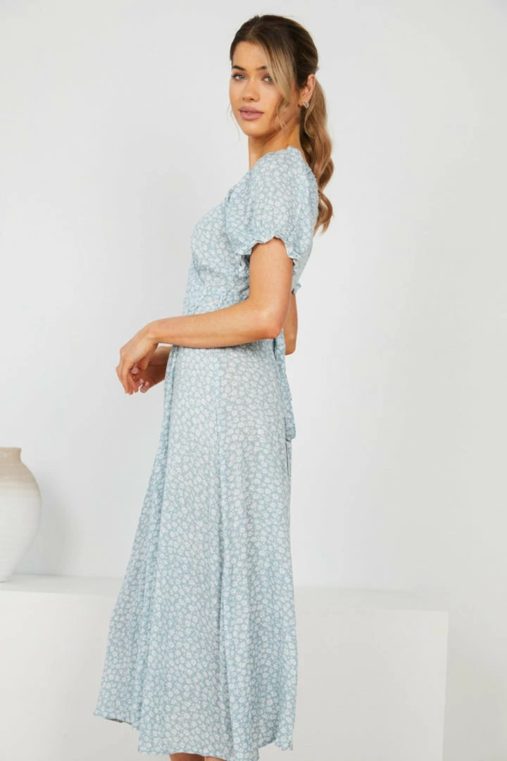 Style Box Plaridel Dress - Sage CLOTHING 5 Style Box Plaridel Dress - Sage CLOTHING