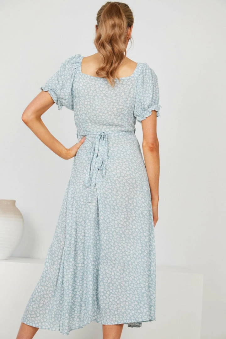 Style Box Plaridel Dress - Sage CLOTHING 4 Style Box Plaridel Dress - Sage CLOTHING