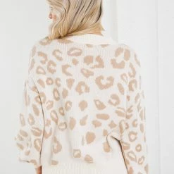 Miracle Fashion CLOTHING Priscine Knit - Cream Print