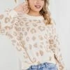 Miracle Fashion CLOTHING Priscine Knit - Cream Print 2 Miracle Fashion CLOTHING Priscine Knit - Cream Print