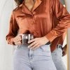 Qtrend Fashion PTY LTD Pumpkene Shirt - Rust