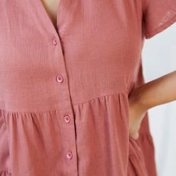 Miracle Fashion Qualie Top - Rust CLOTHING