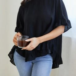 Miracle Fashion Ralene Top - Black