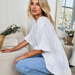Miracle Fashion Ralene Top - White CLOTHING