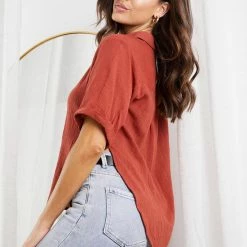 Desire Ramone Shirt - Rust