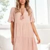 HQ Fashion Ramsey Dress - Peach