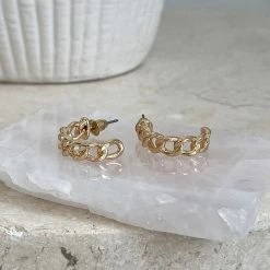 Cheap ESTHER & CO Store 33 Your Accessory Shop Ray Hoop Earrings - Gold Accessories