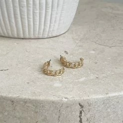 Your Accessory Shop Ray Hoop Earrings - Gold Accessories