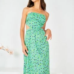 Reverse Recia Dress - Green Print