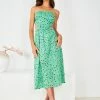 Reverse Recia Dress - Green Print 2 Reverse Recia Dress - Green Print