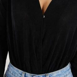 Sassy Hills Fashion Reema Bodysuit - Black