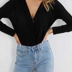 Sassy Hills Fashion Reema Bodysuit - Black