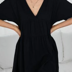 HQ Fashion CLOTHING Remedy Dress - Black 14 HQ Fashion CLOTHING Remedy Dress - Black