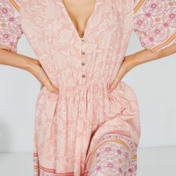 HQ Fashion Ricarda Dress - Blush Print 13 HQ Fashion Ricarda Dress - Blush Print