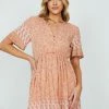 HQ Fashion Ricarda Dress - Rust Print