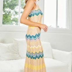 Pink Diamond Rizza Dress - Multi CLOTHING 10 Pink Diamond Rizza Dress - Multi CLOTHING