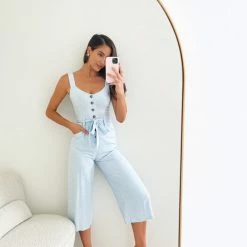 Desire CLOTHING Romola Jumpsuit - Sky Blue 12 Desire CLOTHING Romola Jumpsuit - Sky Blue