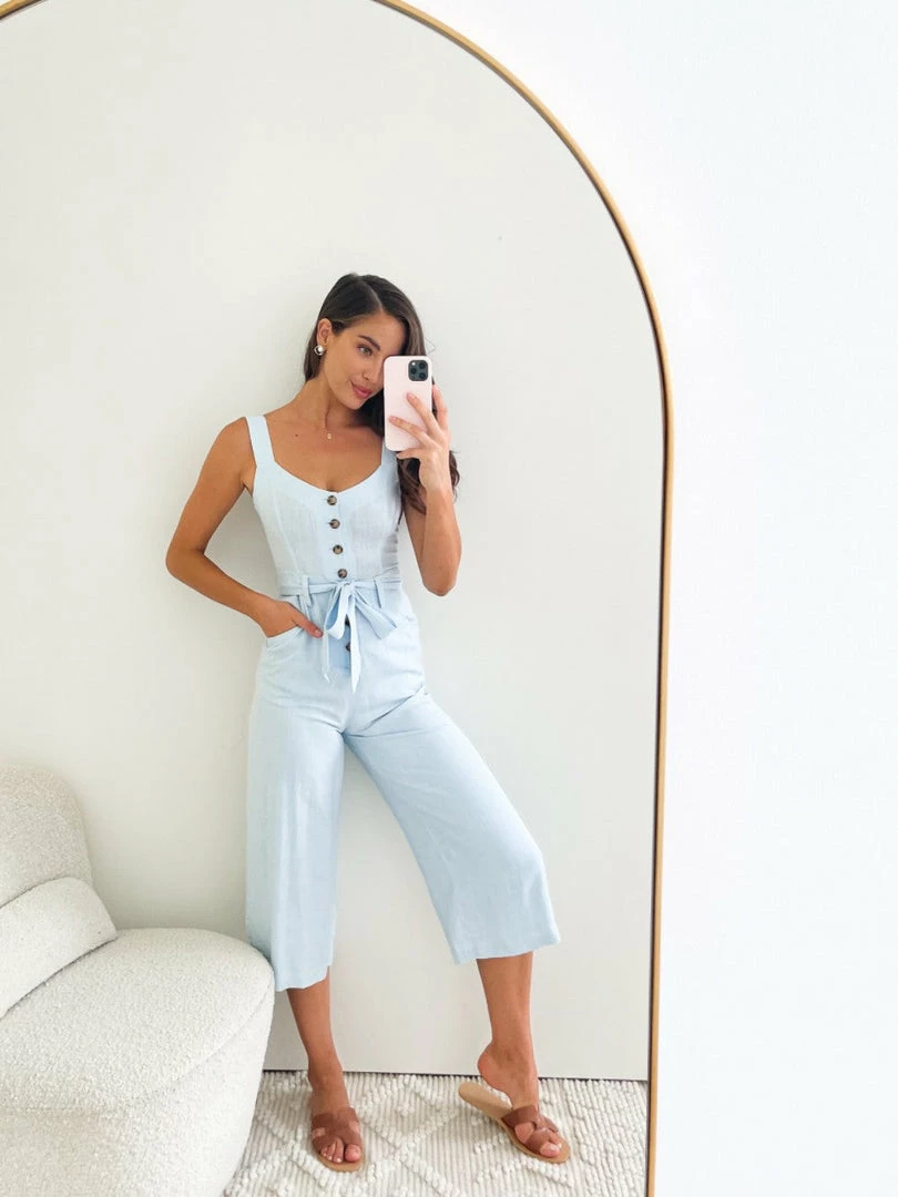 Desire CLOTHING Romola Jumpsuit - Sky Blue 7 Desire CLOTHING Romola Jumpsuit - Sky Blue