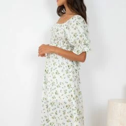 Reverse Royse Dress - White Floral 10 Reverse Royse Dress - White Floral