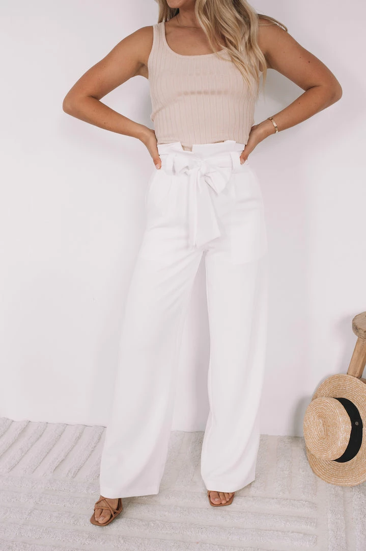 Style State CLOTHING Alma Pants - White 3 Style State CLOTHING Alma Pants - White