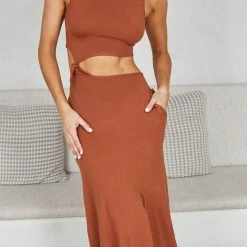 Desire Sabeeha Dress - Rust