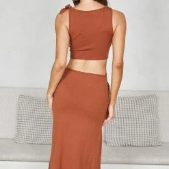 Desire Sabeeha Dress - Rust