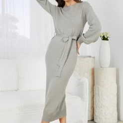 Dream House CLOTHING Saltee Knit Dress - Khaki