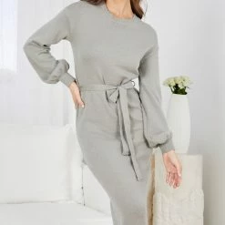 Dream House CLOTHING Saltee Knit Dress - Khaki