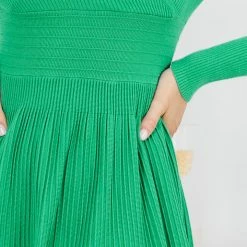 My Girl CLOTHING Sandralee Long Sleeve Dress - Green 15 My Girl CLOTHING Sandralee Long Sleeve Dress - Green