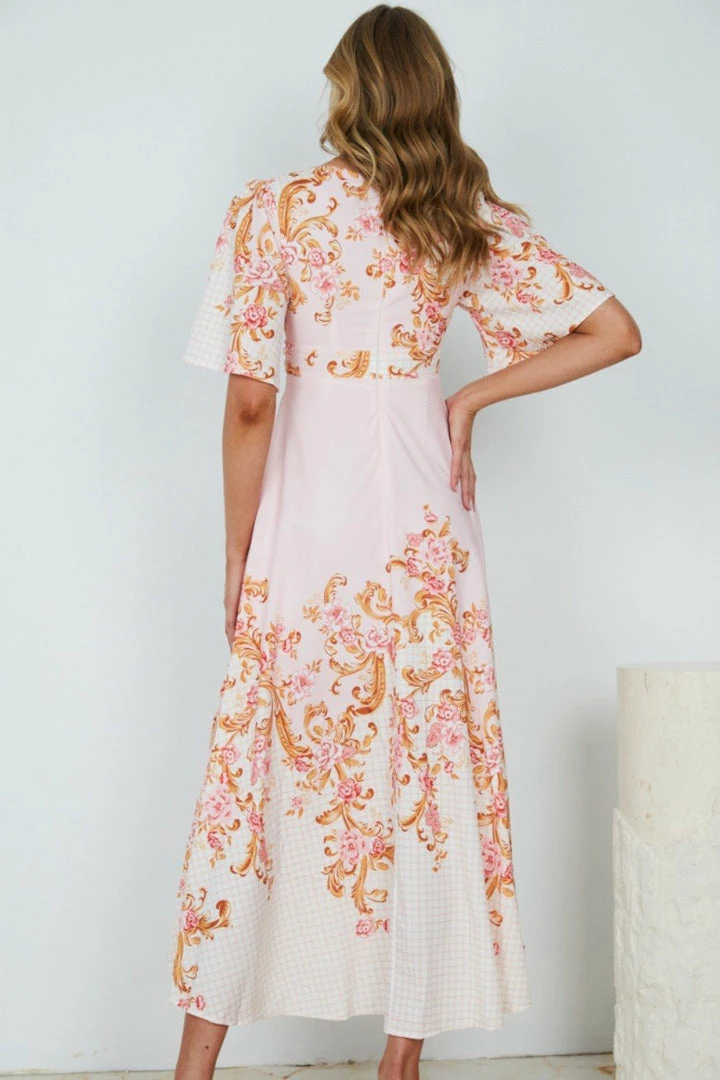 WeLove Fashion Sarmie Dress - Pink Floral 5 WeLove Fashion Sarmie Dress - Pink Floral
