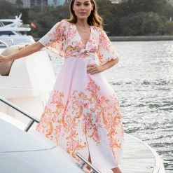 WeLove Fashion Sarmie Dress - Pink Floral