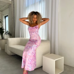 Seven Wonders (PremGroup) Etoile Mesh Dress - Pink