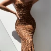 Seven Wonders (PremGroup) CLOTHING Dion Mesh Dress - Leopard