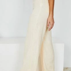 White Closet Selda Pants - Butter CLOTHING 10 White Closet Selda Pants - Butter CLOTHING