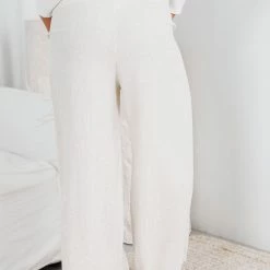 Miracle Fashion Shafaelle Pants - Beige CLOTHING