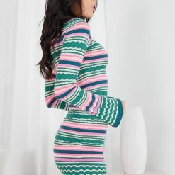 Desire Shiela Knit Dress - Multi 11 Desire Shiela Knit Dress - Multi