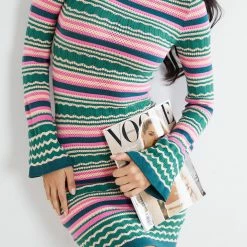 Desire Shiela Knit Dress - Multi 12 Desire Shiela Knit Dress - Multi