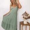 Style Box Sonya Dress - Khaki CLOTHING