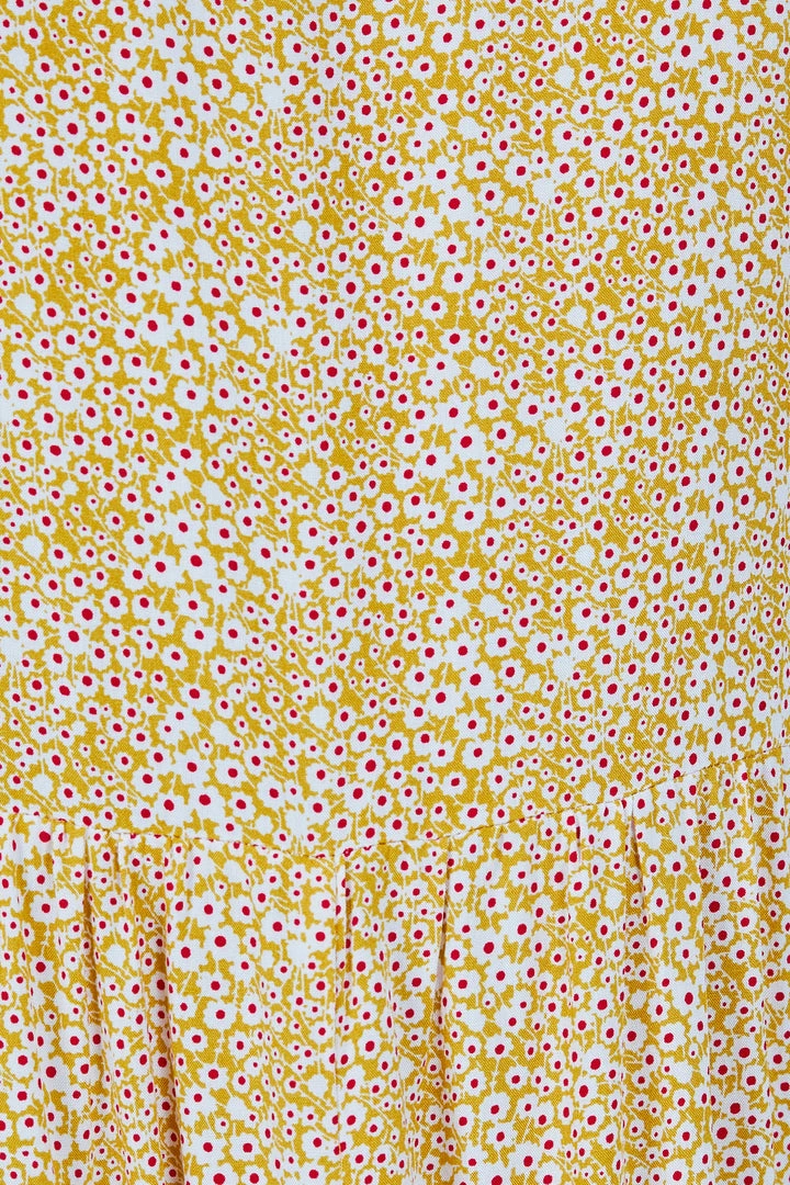 HQ Fashion Sparks Dress - Yellow Print 8 HQ Fashion Sparks Dress - Yellow Print