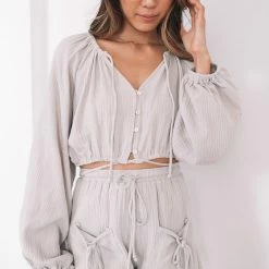 Valeria Stace Top - Grey 9 Valeria Stace Top - Grey