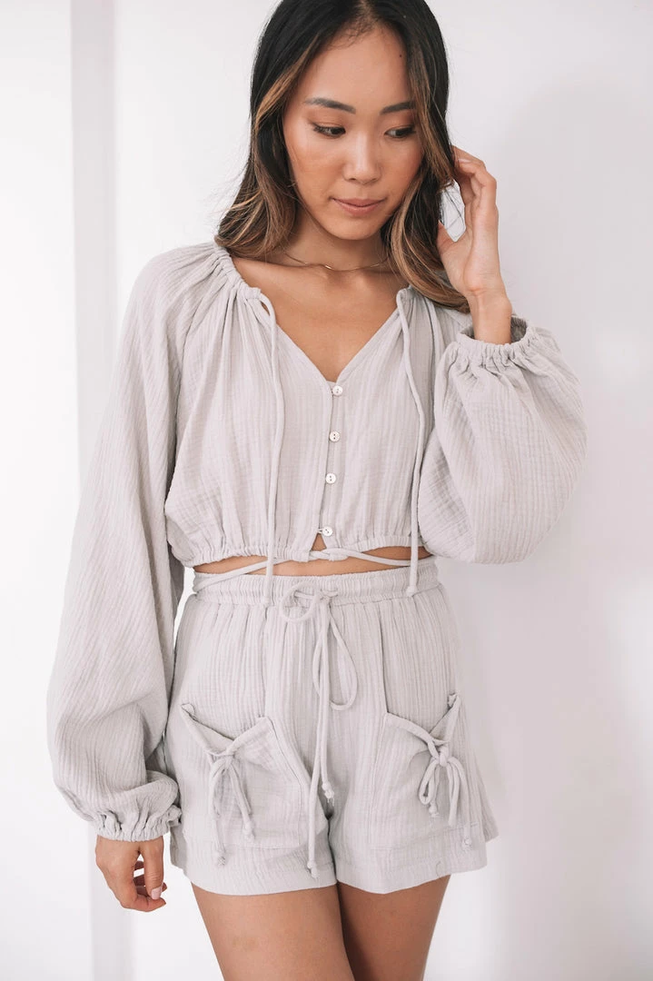 Valeria Stace Top - Grey 5 Valeria Stace Top - Grey