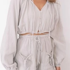 Valeria Stace Top - Grey