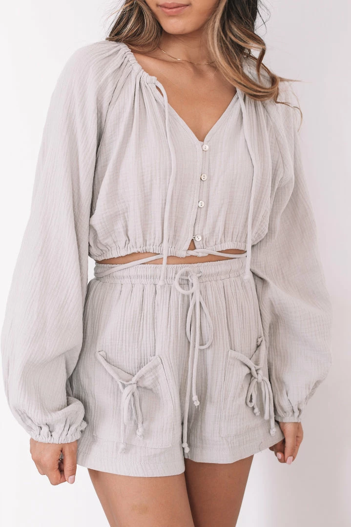 Valeria Stace Top - Grey 3 Valeria Stace Top - Grey