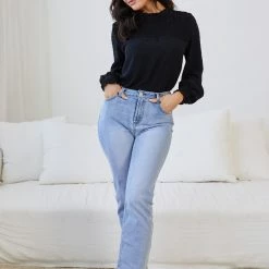 Dream House Starlette Blouse - Black CLOTHING