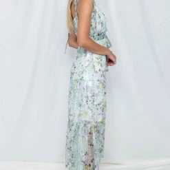 Style State CLOTHING Streama Dress - Mint Print