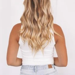 Sunny Girl CLOTHING Subtle Singlet - White