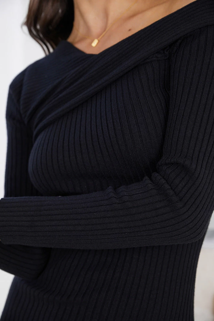 Style State CLOTHING Sunney Knit Dress - Black 9 Style State CLOTHING Sunney Knit Dress - Black