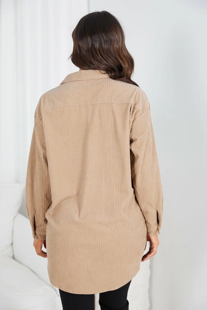 Style Box Suzanne Shirt - Mocha CLOTHING 4 Style Box Suzanne Shirt - Mocha CLOTHING