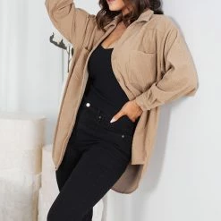 Style Box Suzanne Shirt - Mocha CLOTHING 14 Style Box Suzanne Shirt - Mocha CLOTHING